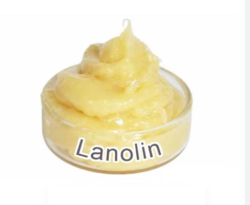 Matières premières Graisse de laine Lanoline anhydre de qualité pharmaceutique 8006-54-0