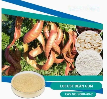 Produits alimentaires et cosmétiques biologiques poudre de gomme de caroube CAS NO 9000-40-2 gomme de haricot de sauterelle
