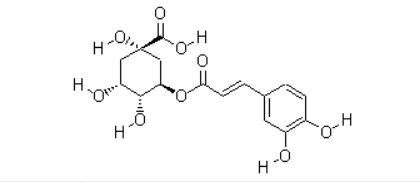matières premières pharmaceutiques clés ou acide chlorogénique intermédiaire CAS NO 327-97-9 Poudre