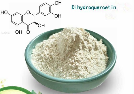 Supplément naturel Taxifoline dihydroquercétine 80% 95% 98% CAS NO 480-18-2 Extrait en poudre