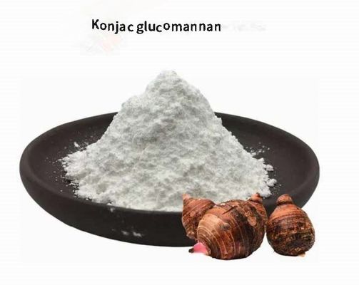 Poudre de glucomannane de konjac naturelle CAS NO 37220-17-0 Pureté Extrait de racine de konjac en poudre
