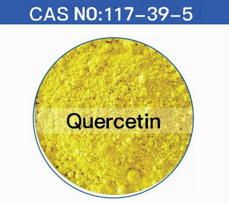 Extrait végétal de qualité pharmaceutique de quercétine anhydre CAS NO 117-39-5 Poudre jaune